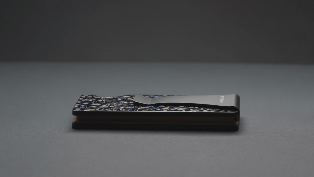 Sapphire Forged Carbon Card Luxury Holder. Forged Carbon Wallet.