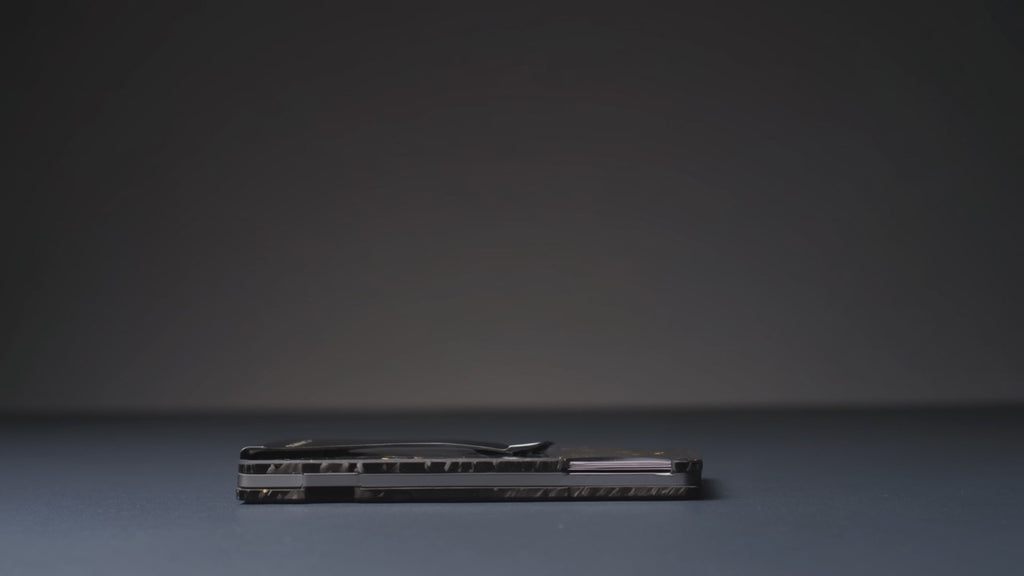 Amber Forged Carbon Wallet. Luxury Wallet. Royal Carbon. RFID Protection. Slim. Minimalist